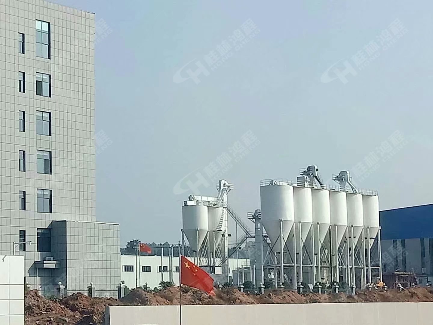 鴻程灰鈣粉氫氧化鈣生產線案例